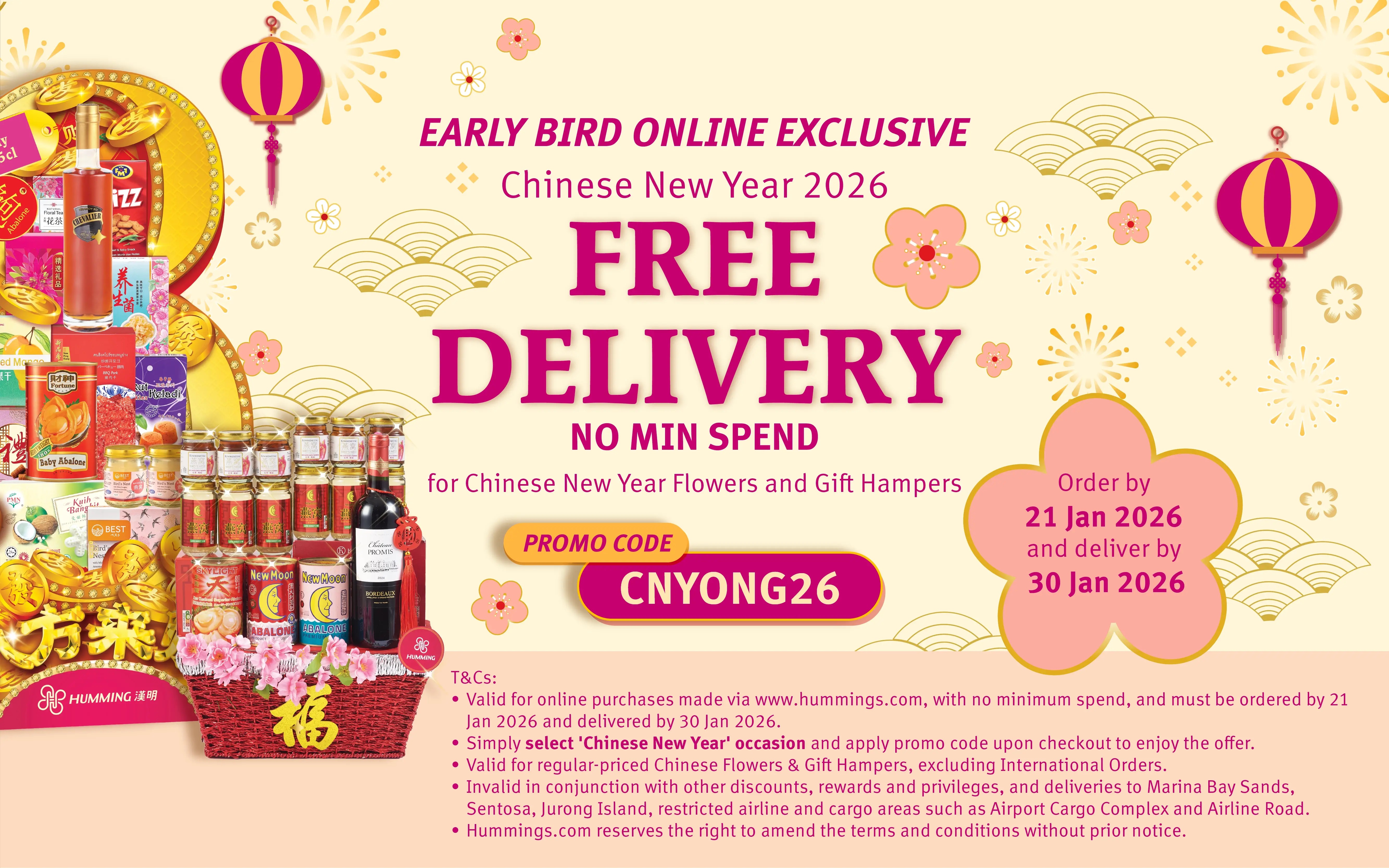 CNY EBB ONLINE EXCLUSIVE FREE DELIVERY
